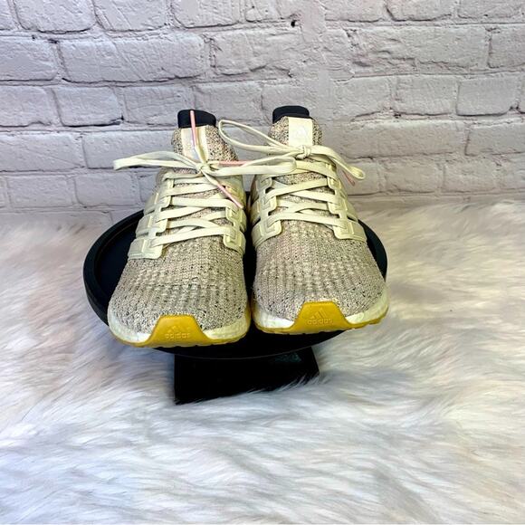 Adidas Grey & Pink Boost Sneaker Size 6 - Picture 5 of 7